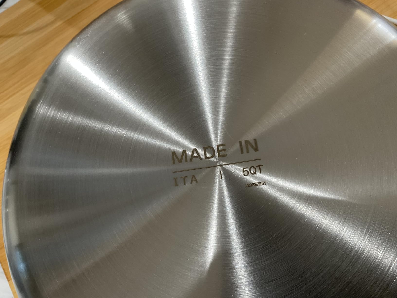 Made In Cookware - 3 Quart Stainless Steel Saucier Pan - 5 Ply Stainless Clad - Professional Cookware - Crafted in Italy - Induction Compatible customer photo 1