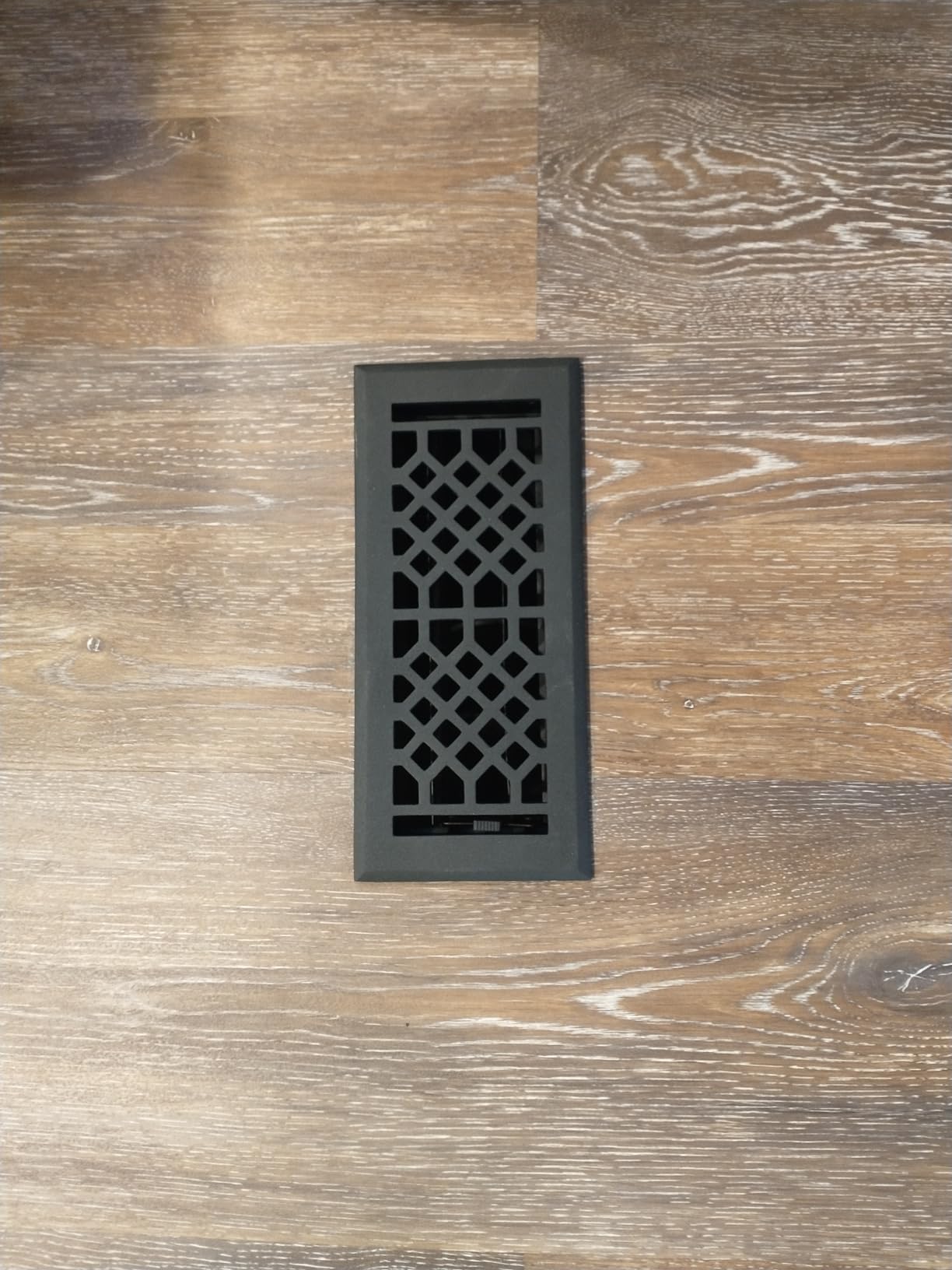 4 x 10 Black Cast Iron Vintage Industrial Vent Cover | Fits a 4