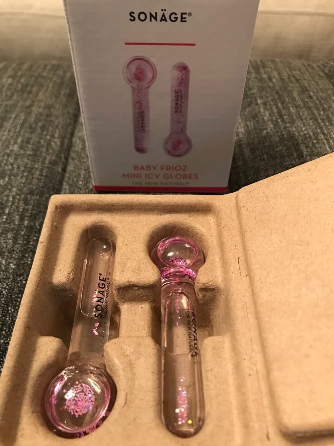 SONAGE Baby Frioz Facial Ice Globes: Cryotherapy Tool for Cooling Facial Massage | Puffiness & Redness Relief customer photo 1