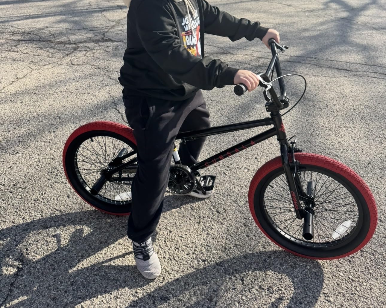 cubsala Freestyle BMX Bike, 18 20 Inch Kids Bicycle for 5-13 Years Old Kids and Beginner Level Rider, Multiple Colors customer photo 1