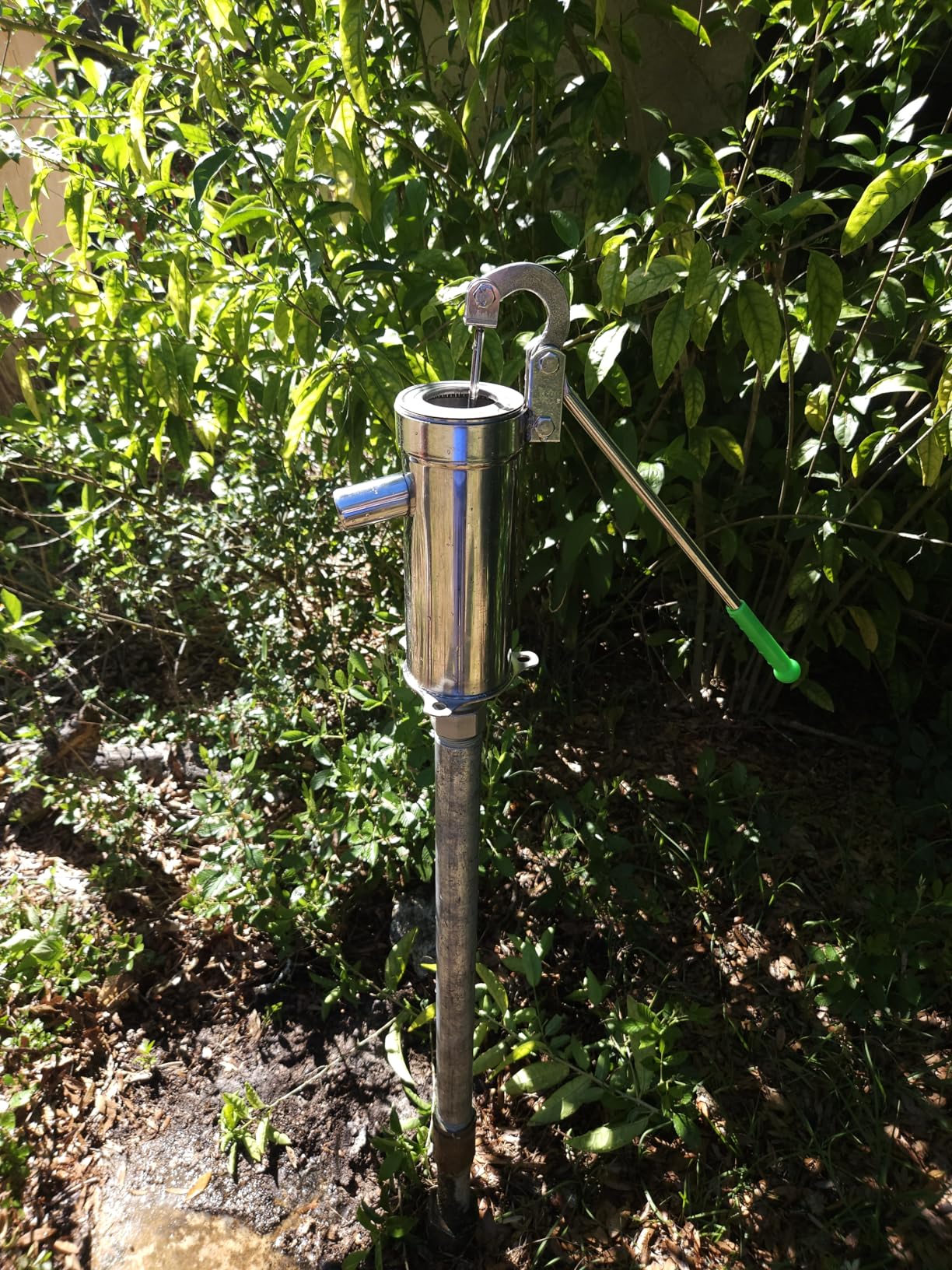 Locci Manual Well Pump, Stainless Steel deep hand water suction, pitcher pump for well water suction Groundwater for Home Garden Yard (thickening) customer photo 1