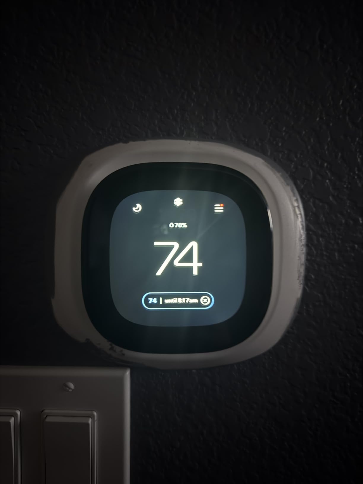 ecobee Smart Thermostat Enhanced - Programmable Wifi Thermostat - Works with Siri, Alexa, Google Assistant - Energy Star Certified customer photo 1