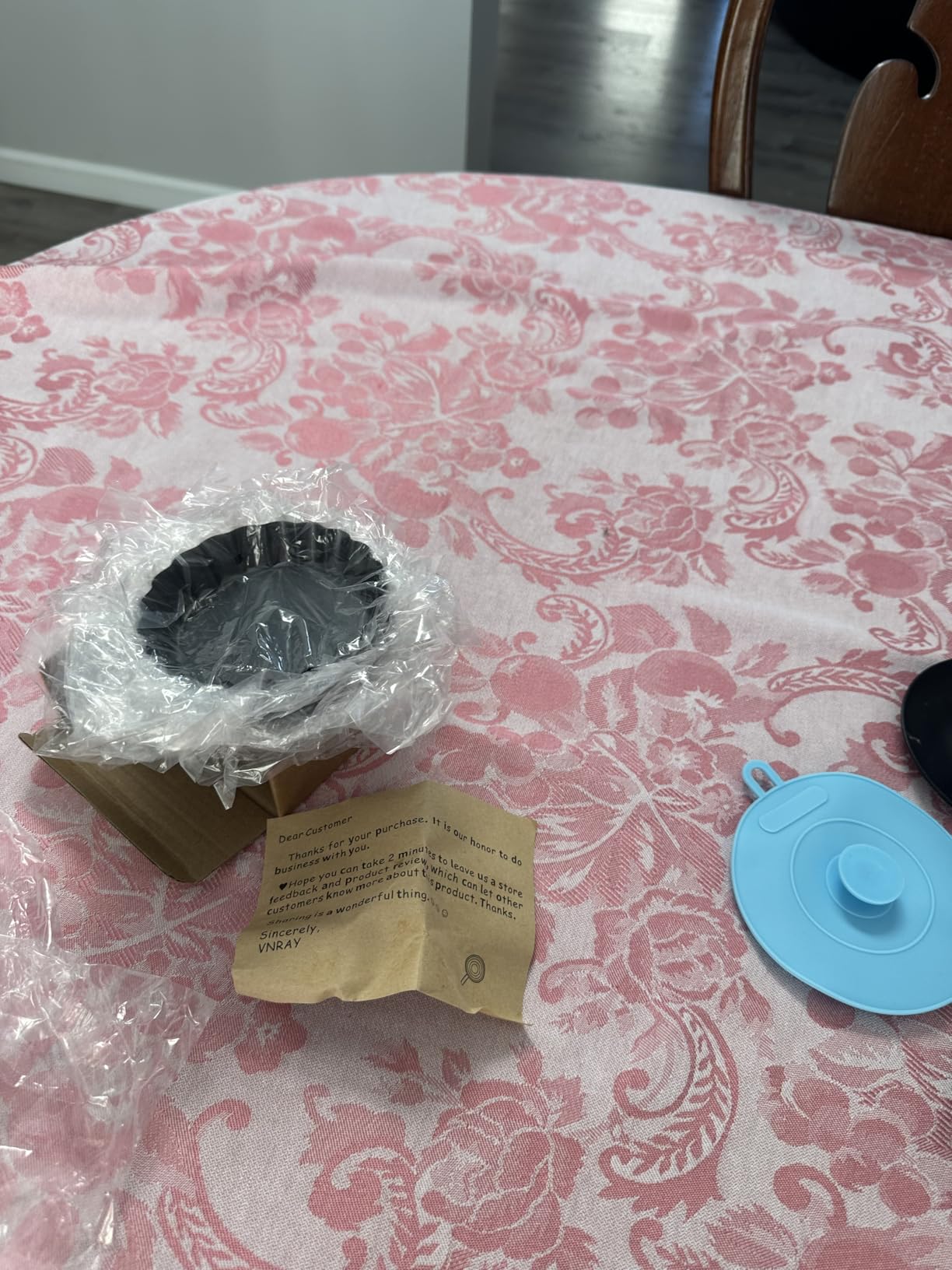 Mini Tart Pans with Removable Bottom 4 inch Set of 10, Non-stick Round Quiche Pan Heavy Duty Carbon Steel for Mousse Cakes, Christmas Dessert Baking with Silicone Scrubber customer photo 1