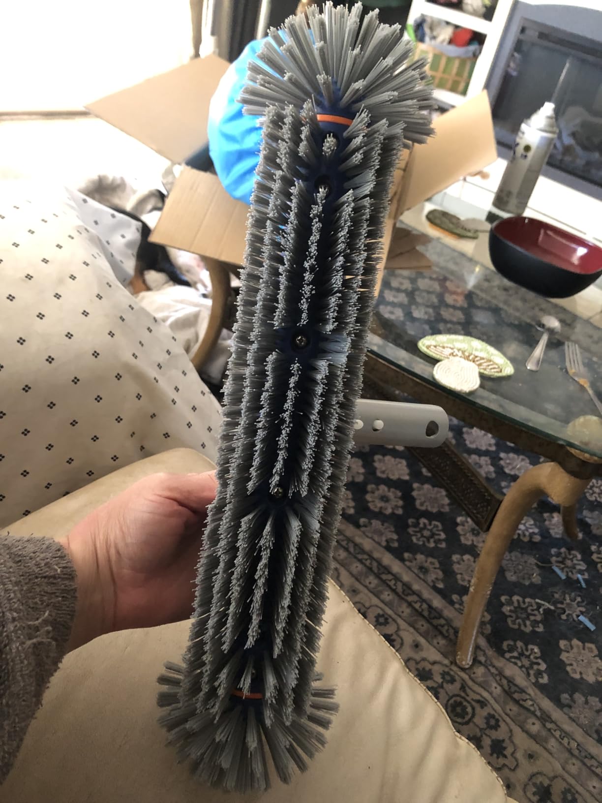 POOLAZA 360 Degree Pool Brush, 17.5