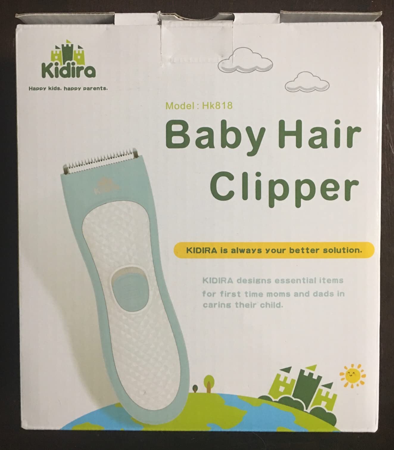 KIDIRA Baby Hair Clippers Quiet Hair Trimmer for Kids Toddler | Silent Hair Clippers for Children with Autism, Ceramic Blade Haircut Kit, IPX7 Waterproof, Rechargeable Cordless customer photo 2