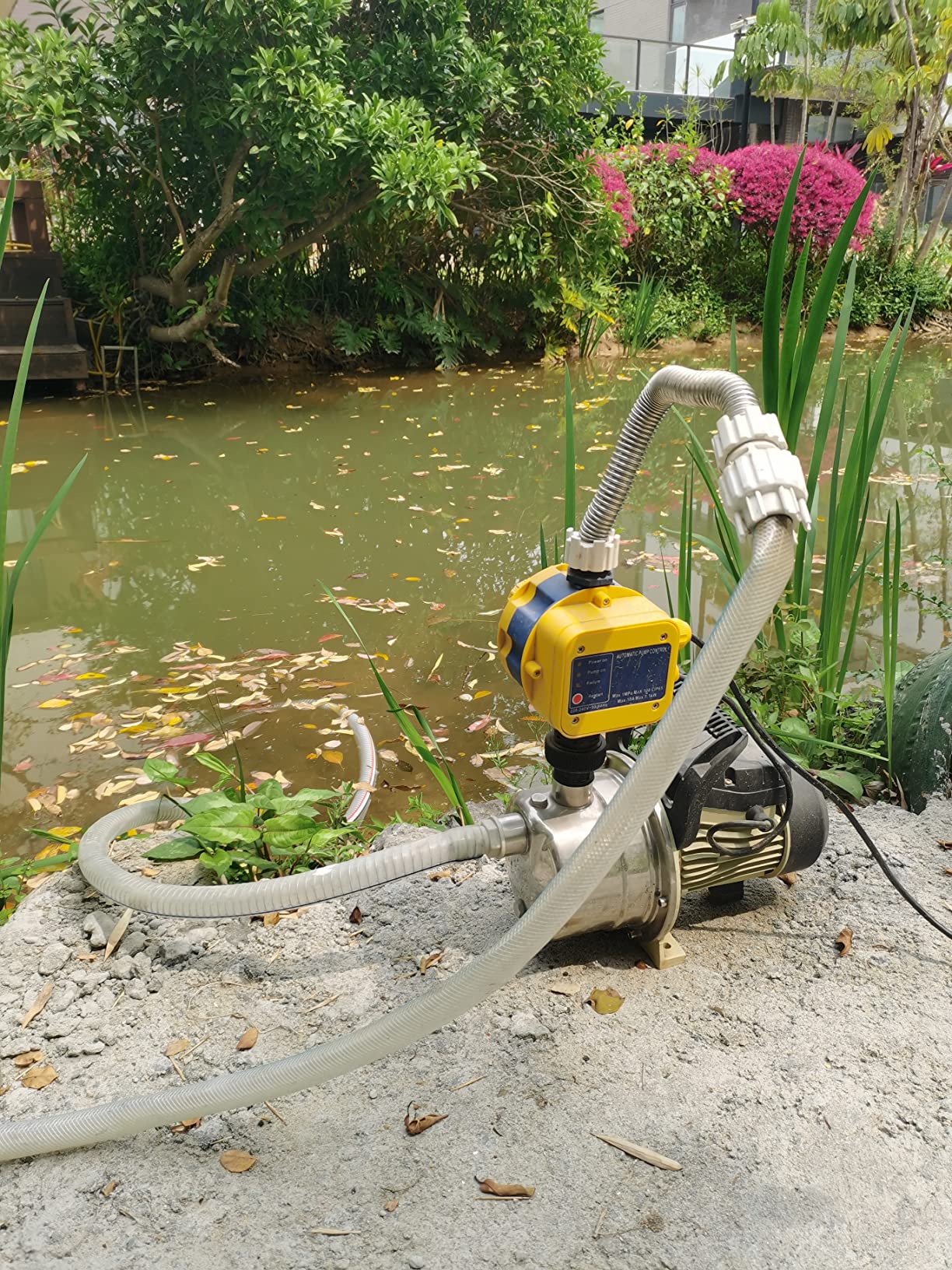 TDRRICH 3/4HP Water Pressure Booster Pump with Smart Controller for Whole House, Self-priming Jet Transfer Pump Pressure Switch Automatic System 110V AC for Lawn Garden Sprinkler Irrigation customer photo 2