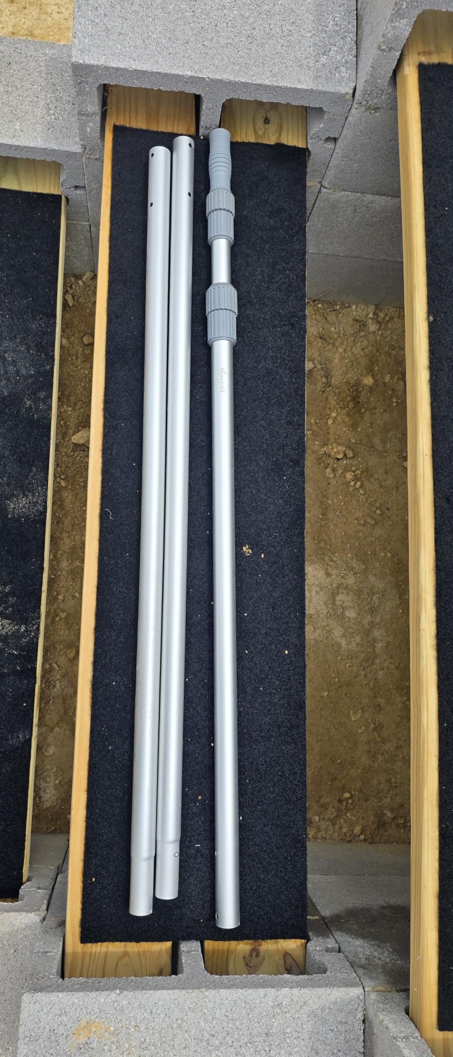 Pool Pole - Professional 15 Foot Telescoping Swimming Pool Cleaning Poles, Adjustable Telescopic Pole, for Skimmer Net, Brush, Vacuum Head customer photo 2