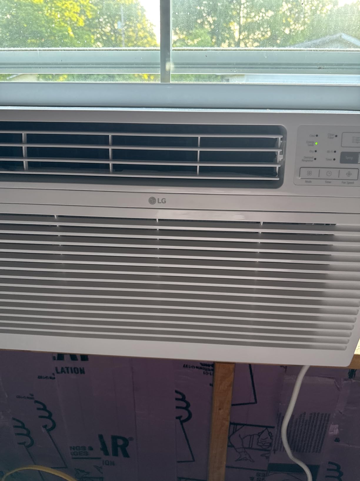 LG 14000 BTU Window Air Conditioners [2023 New] Remote Control WiFi Enabled App Ultra-Quiet Washable Filter Cools 800Sq.Ft for Large Room AC Unit Easy Install White LW1521ERSM1 customer photo 1