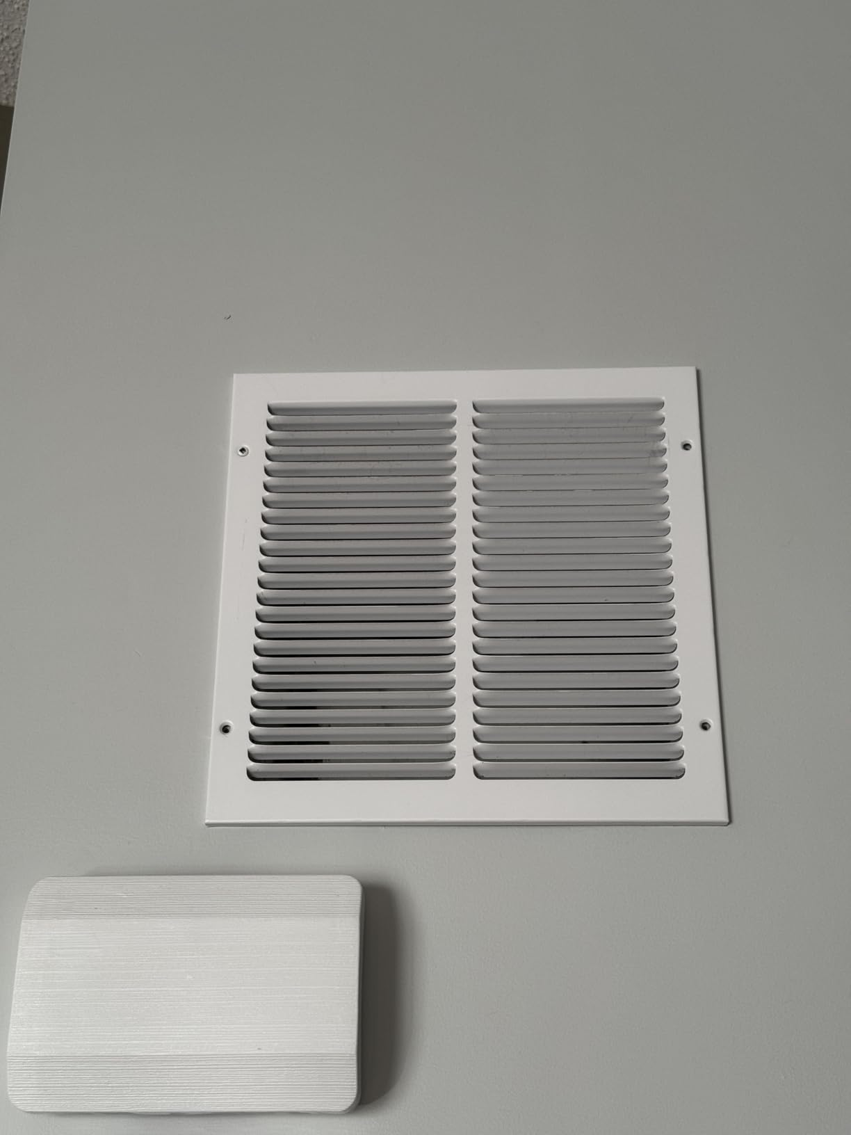 Rustproof 14x6 Aluminum Vent Cover - Quiet Return Air Grille for Wall or Ceiling - Heavy Duty HVAC Register, Easy Install, Modern Design - Overall Size 15-5/8 x 7-5/8 - Fins are Not Adjustable customer photo 2