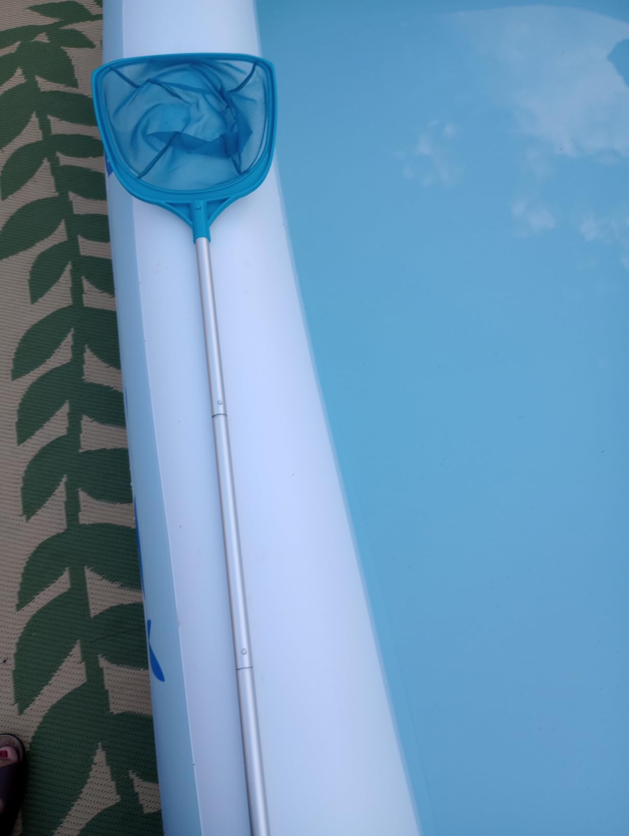 U.S. Pool Supply 11.5 Foot Swimming Pool Leaf Skimmer Net with Telescopic Aluminum Pole, 8 Sections - 6