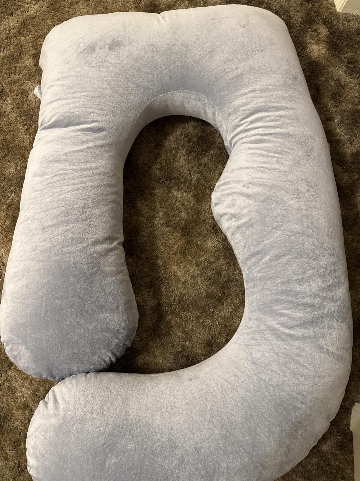 BATTOP Pregnancy Pillows for Sleeping, Full Body Maternity Pillow with Cooling Cover, Support for Back, Hips, Legs, Belly for Pregnant Women, Pregnancy Must Haves customer photo 2