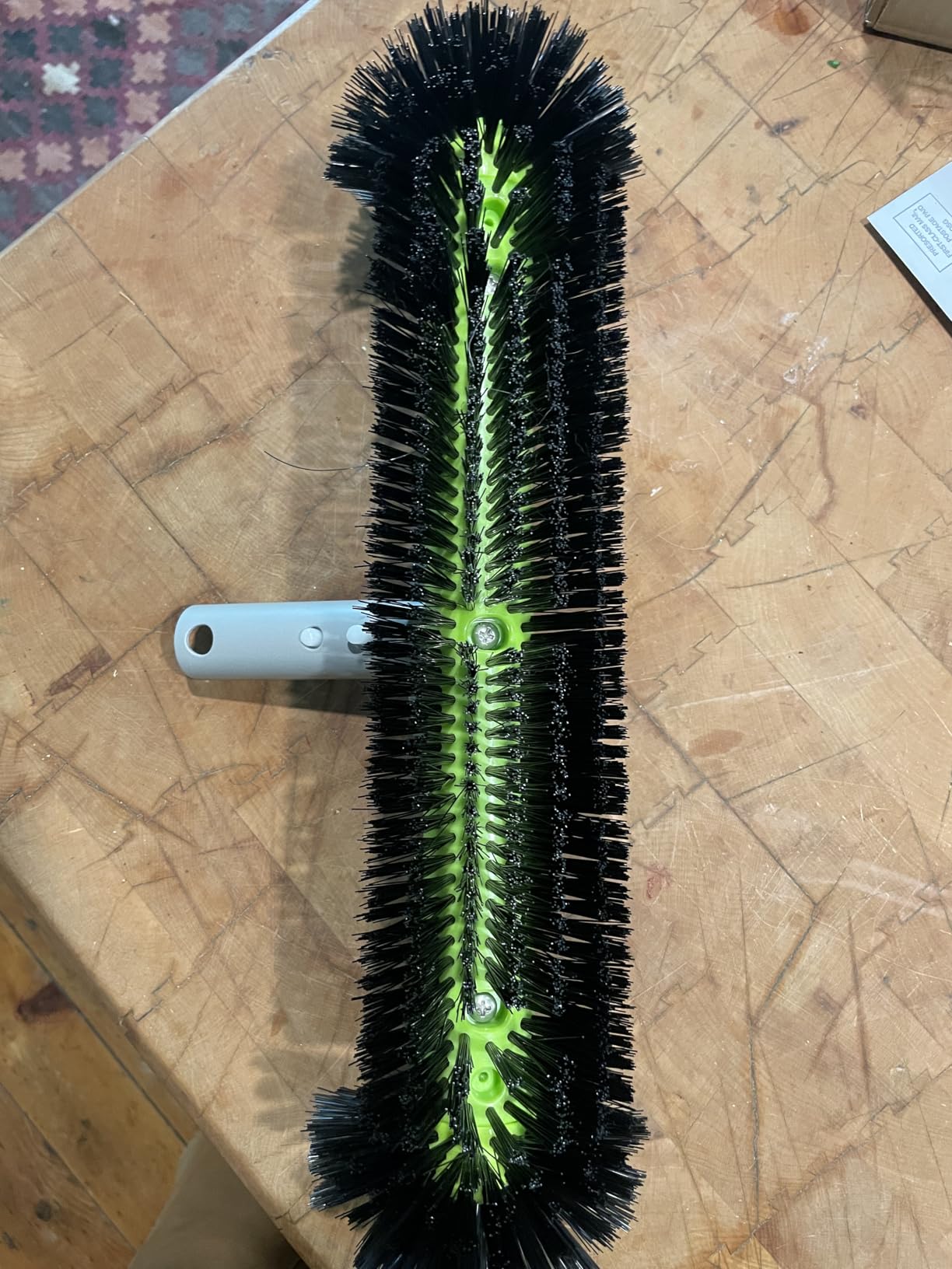 Swimming Pool Brush Head with Round Ends, 17.5
