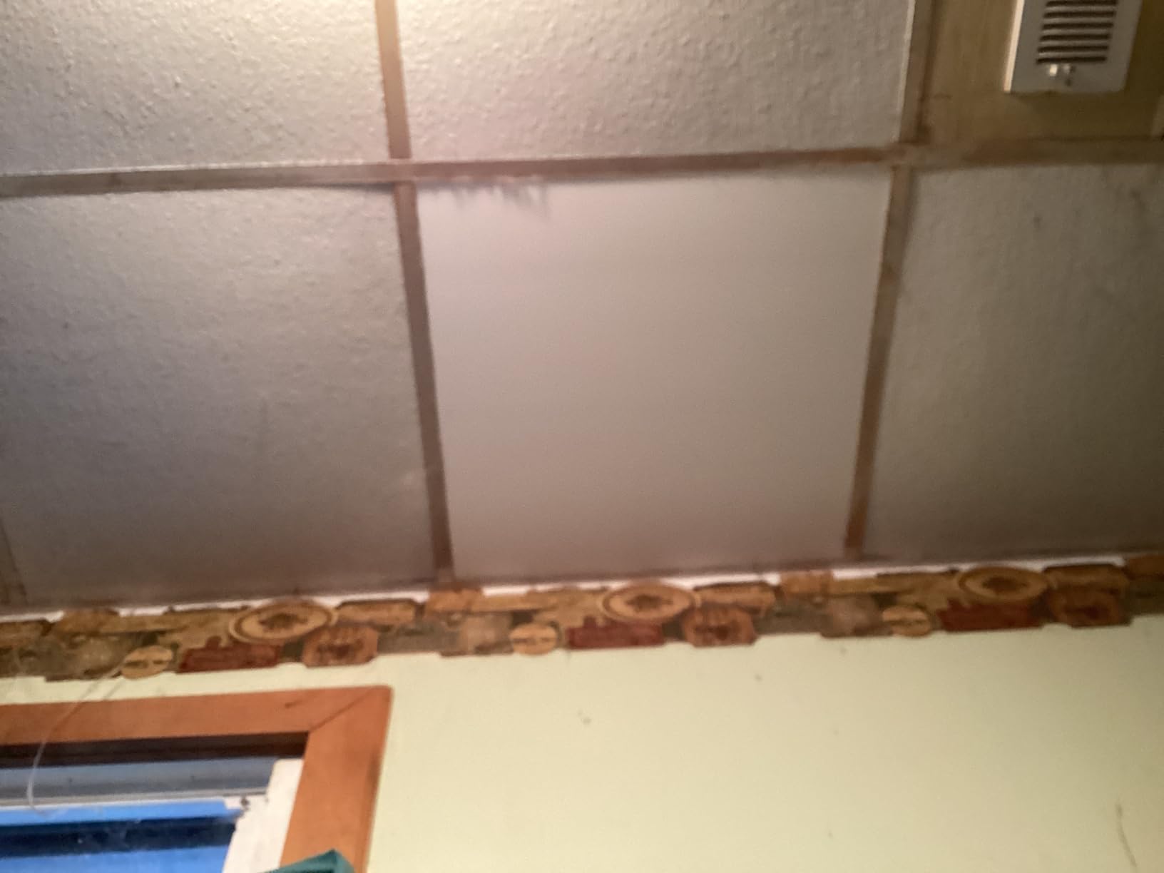 Smooth Black Drop Ceiling Tile 2ft x 4ft, PVC Ceiling Panel - Waterproof, Washable and Fire-Rated - High-Grade PVC - Easy Drop-in Installation (80 sq.ft.) - Package of 10 Tiles customer photo 2