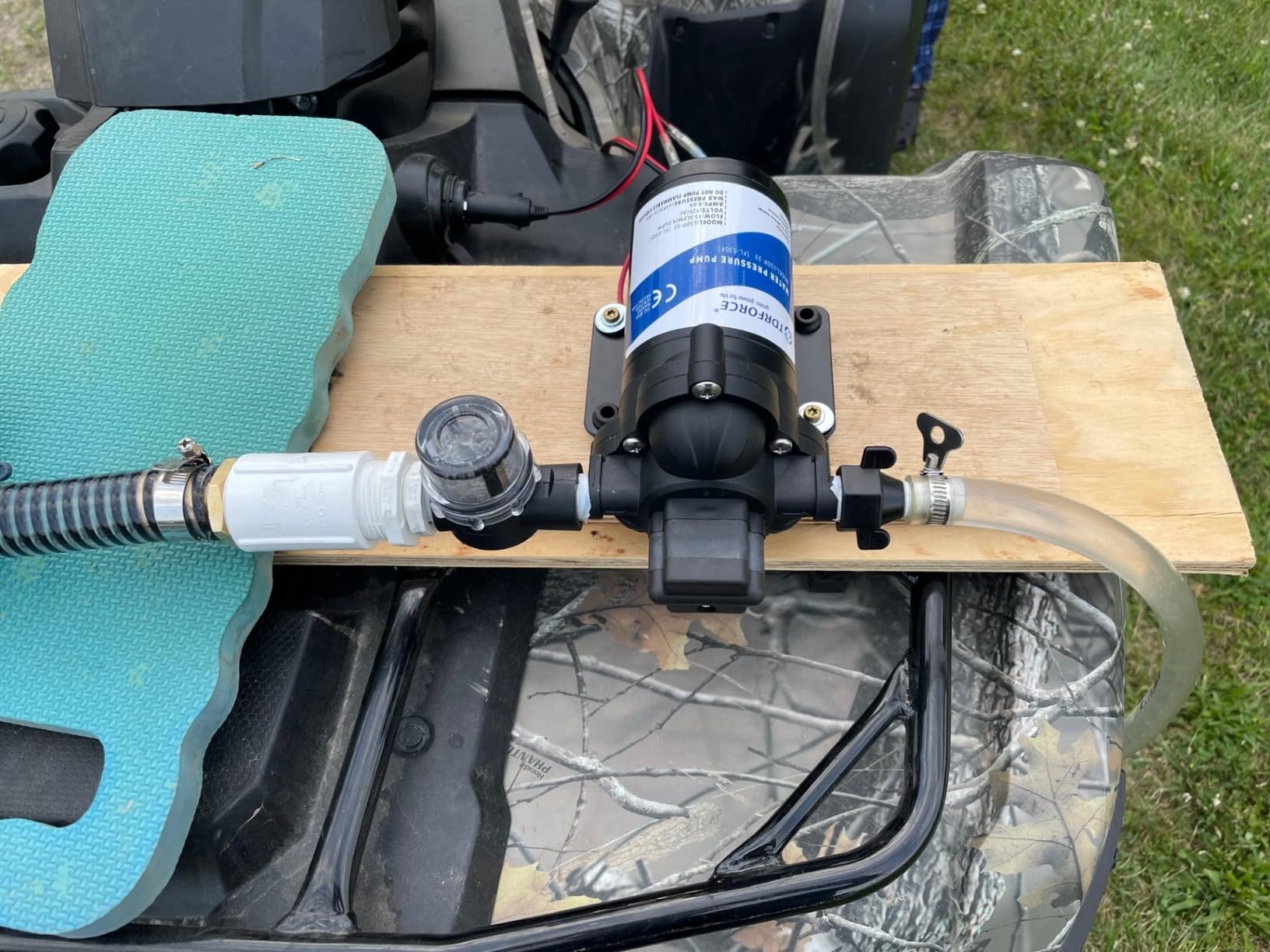 TDRsuper 12V DC Self-Priming Water Transfer Pump, 4GPM 45PSI High Pressure Booster Pump for RV, Garden, Marine & Yacht customer photo 2