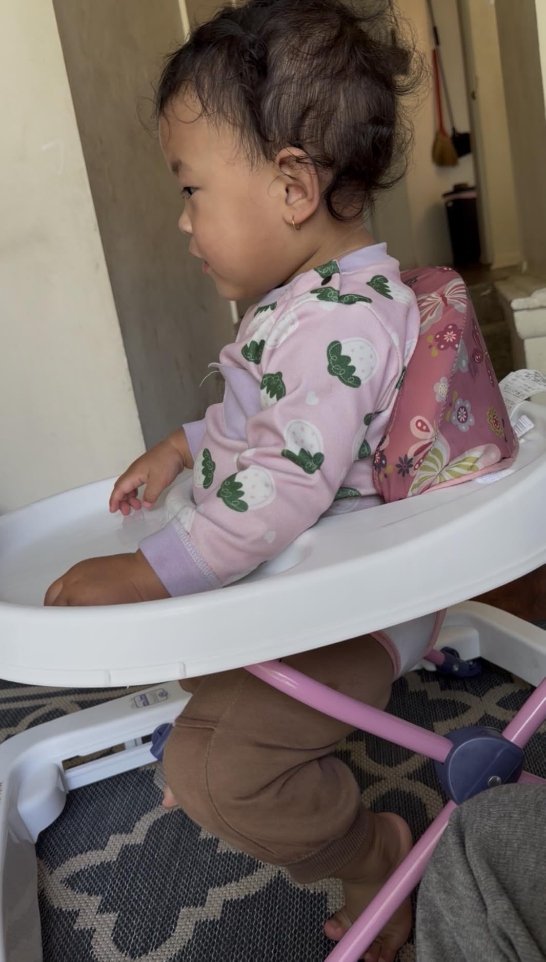 Smart Steps Trend Activity Walker and Entertainer with Removeable Toys, Large Tray, Cup Holder, Adjustable Height and Flat Fold Frame, Ages 6 Months +, Space Walk Navy customer photo 2