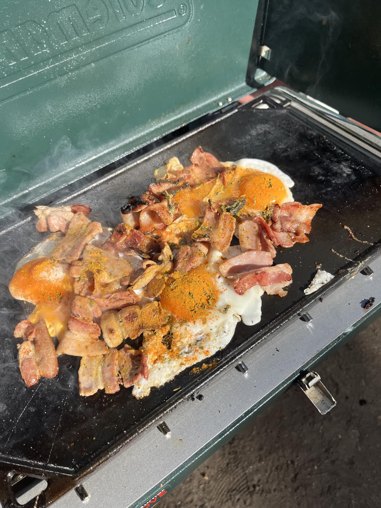 GGC Reversible Cast Iron Griddle, 16.5