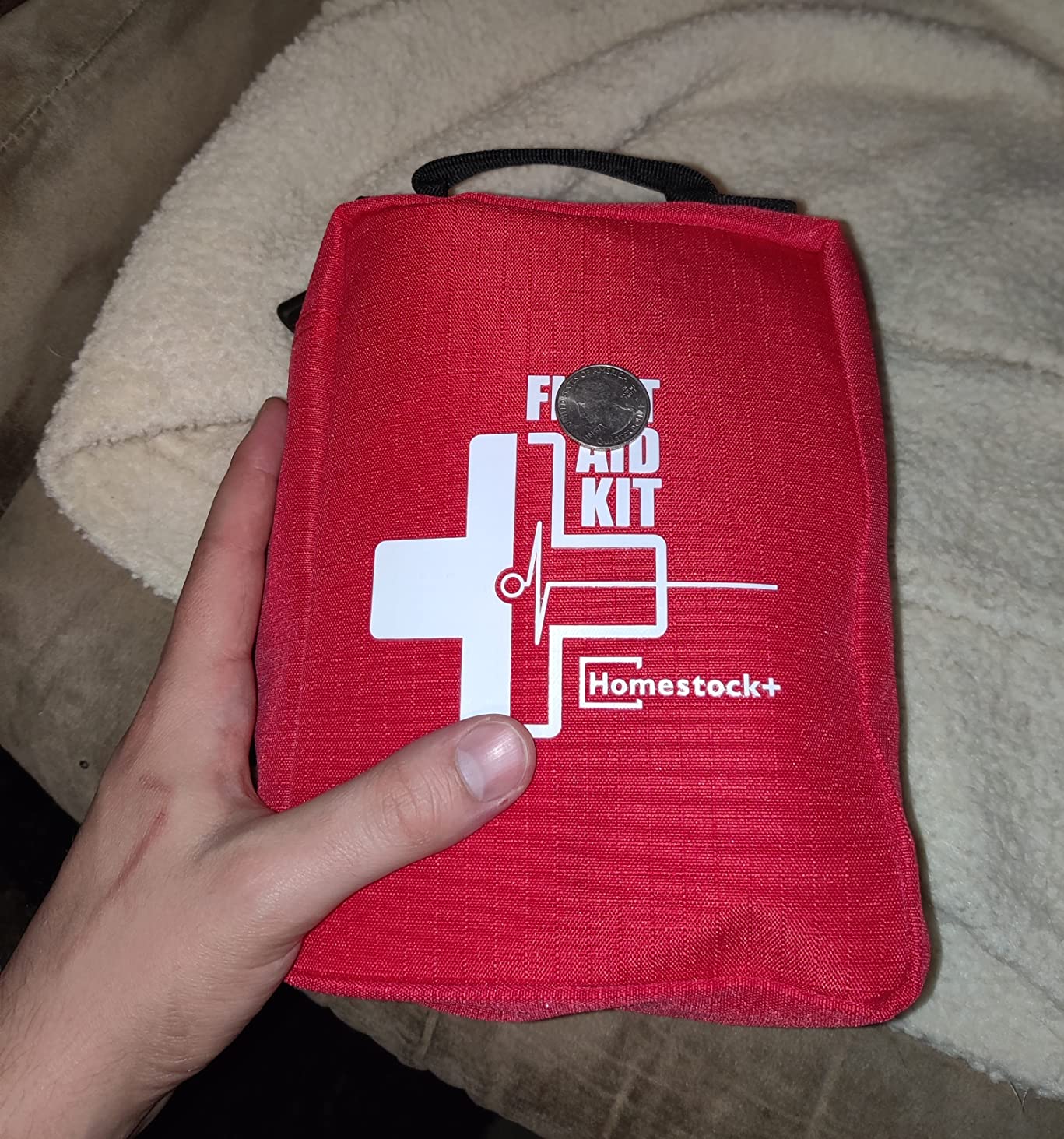 Advanced Comprehensive First Aid Kit with Well Organized Labelled Compartments Removable MOLLE System First Aid Trauma Kits for Car, Home,Camping, Office and etc.-401 Piece customer photo 2