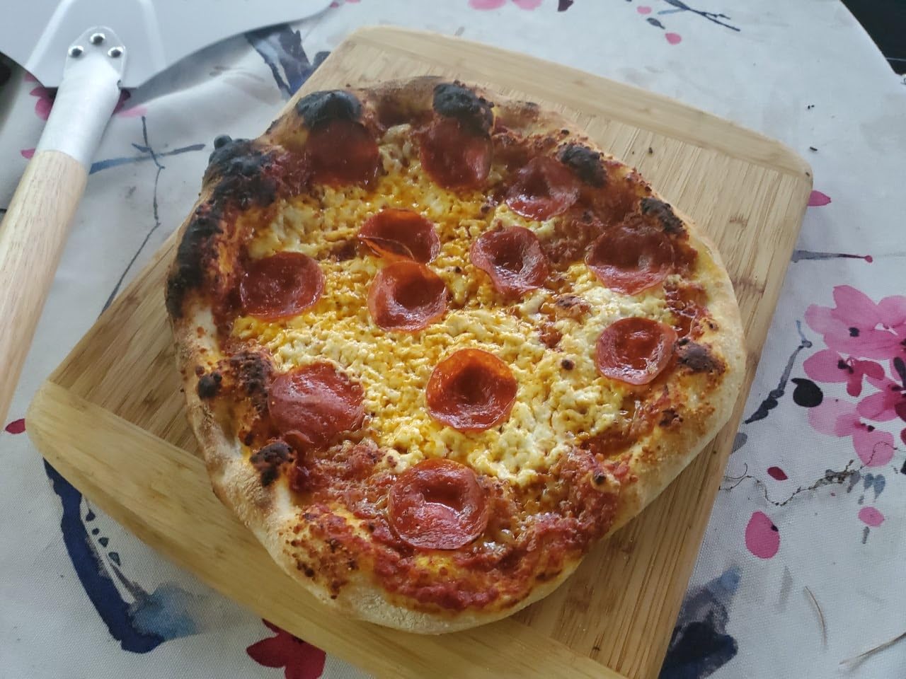 Chefman Indoor Pizza Oven - Makes 12 Inch Pizzas in Minutes, Heats up to 800F - Countertop Electric Maker with 5 Touchscreen Presets, Pizza Stone and Peel Included - Stainless Black customer photo 2