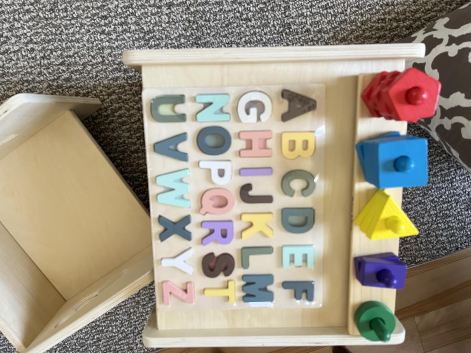 Montessori Weaning Table and Chair Solid Wooded Toddler Table and Chair Set Kids Montessori Furniture customer photo 2