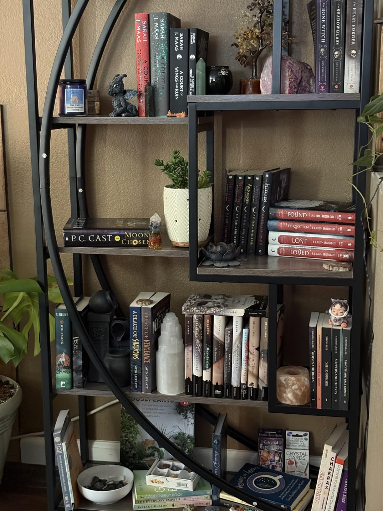 Tribesigns Bookshelf, Industrial 5-Tier Etagere Bookcase, 70.8 inch Tall Bookshelf with 8 Open Storage Shelf, Book Shelf Display Tack Shelving Unit for Home Office Living Room, Rustic Brown customer photo 1