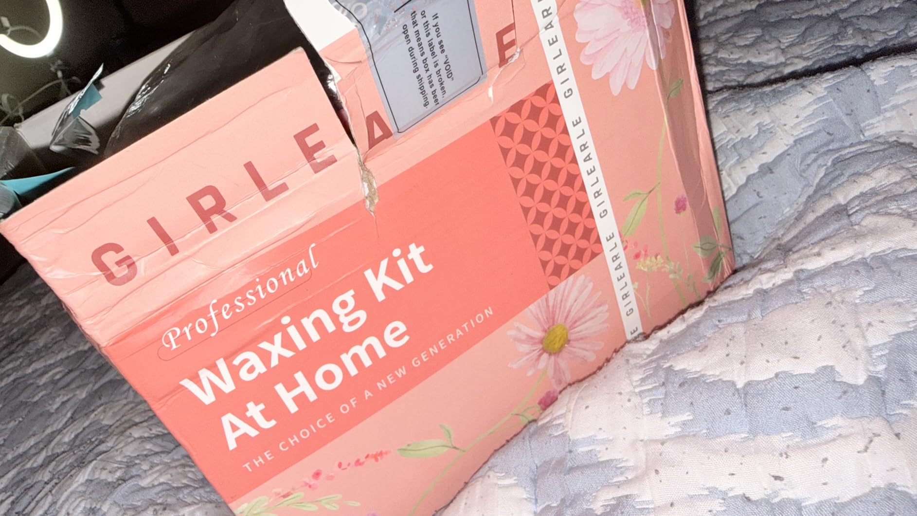 GIRLEARLE Premium Digital Waxing Kit for Women and Men, Wax Warmer Hair Removal at Home with Wax Beads & Silicone Pot, Target Different Types of Sensitive Skin Brazilian Bikini, Facial, Leg, Full body customer photo 1