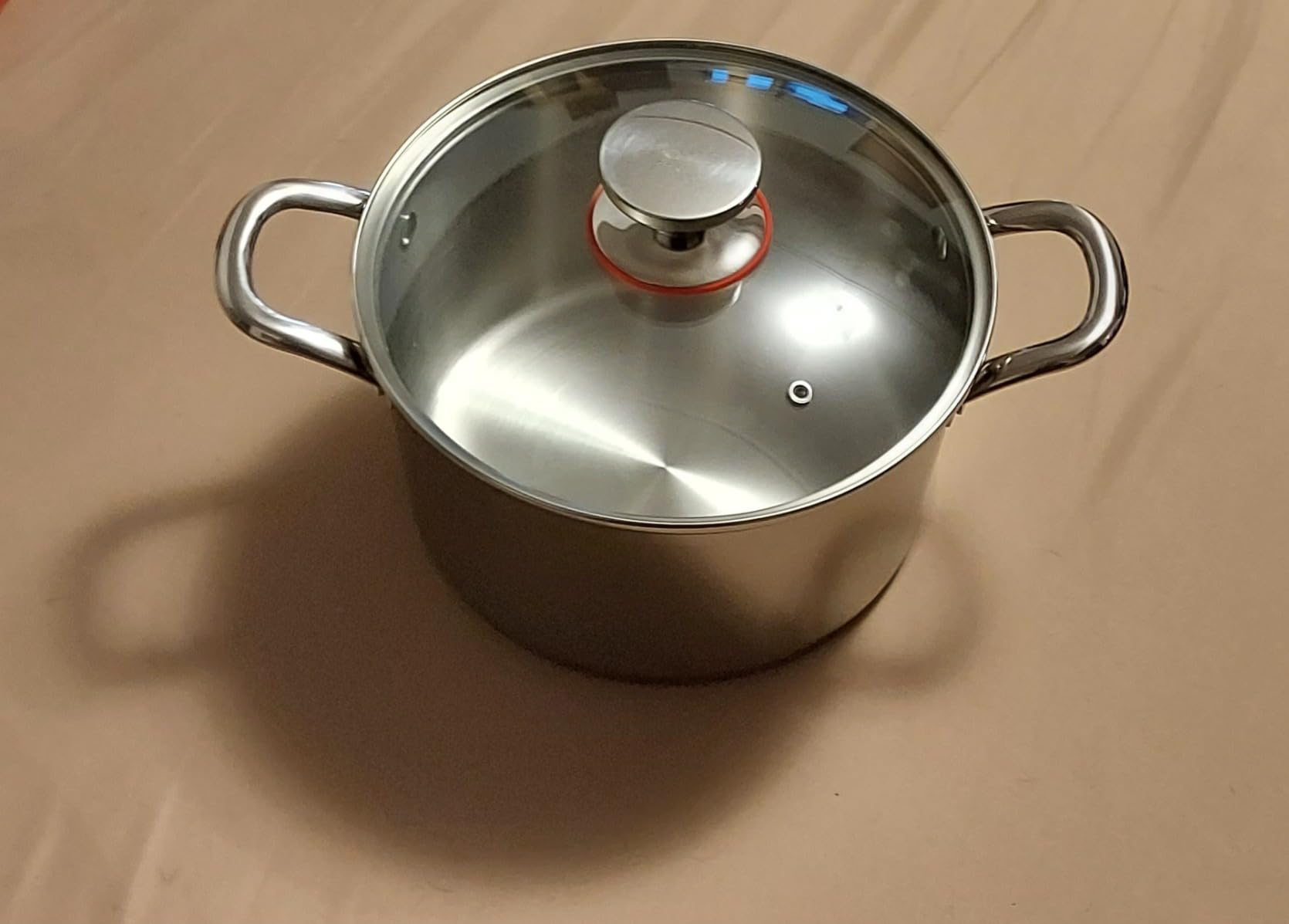 Herogo 12 QT Stock Pot, Tri-ply 18/10 Stainless Steel Cooking Pot with Lid, 12 Quart Large Metal Pasta Stockpot for Chicken Soup, Big Stockpot for Induction Gas Electric Stove, Dishwasher Safe customer photo 1