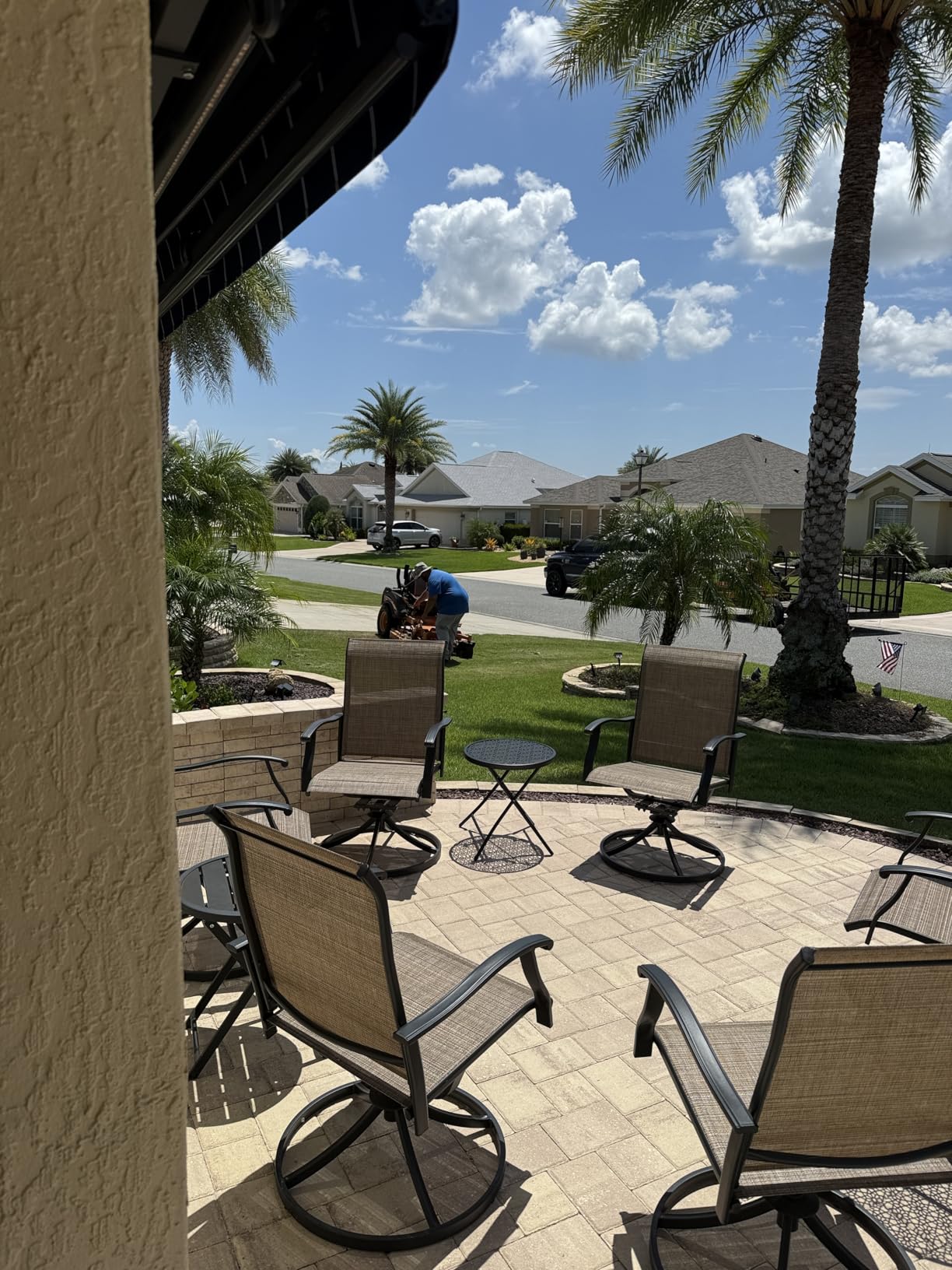 aosu Security Cameras Outdoor Wireless, 4 Cam-Kit, No Subscription Required, Solar-Powered, Home Security Cameras System with 360 Pan & Tilt, Auto Tracking, 2K Color Night Vision, Easy Setup customer photo 2