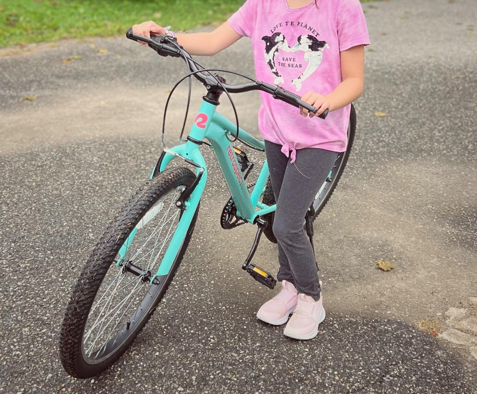 Retrospec Dart Kids Bike - 7-Speed Hybrid Bicycle for Ages 6-11 with All-Season Tires & Shock Absorption, Adjustable Height Youth Bike customer photo 1