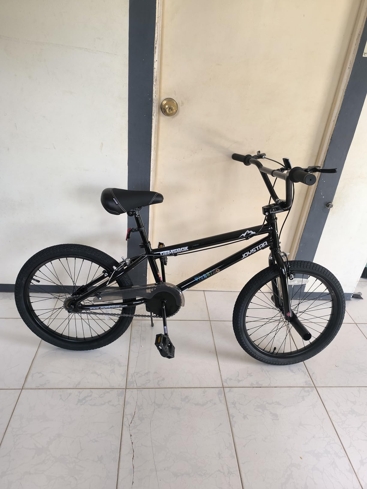JOYSTAR 20 24 Inch Kids BMX Bike for Boys and Girls Age 7-12, Freestyle Bicycle for Beginner Level Riders with Dual Hand Brakes & 2 Pegs customer photo 1
