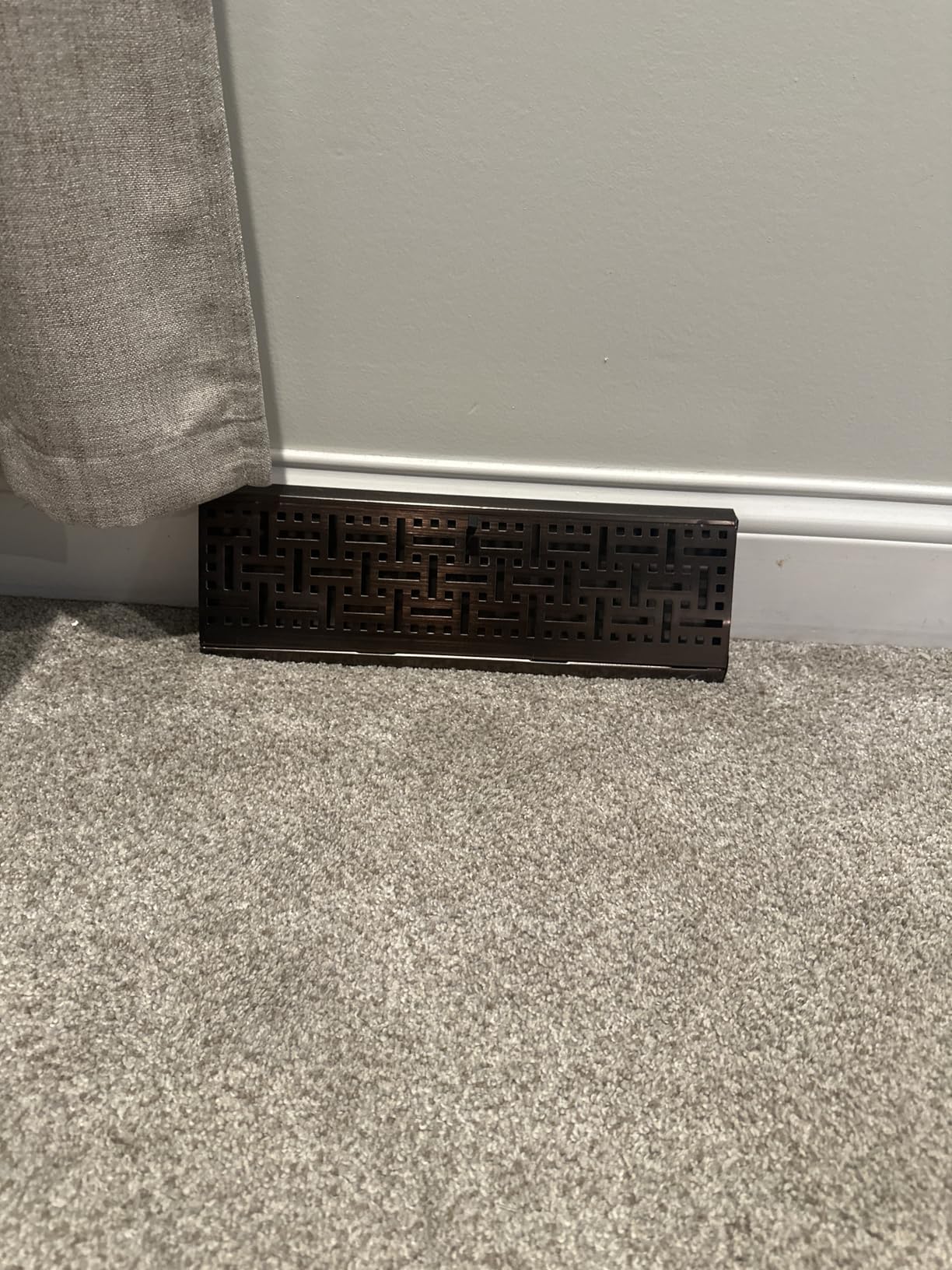 Landhoow 4 Pack 15 Inch Baseboard Register Vent Covers, Oil Rubbed Bronze Heavy Duty Steel Air Diffuser for Home Floor or Wall Duct Openings, Easy to Install customer photo 1