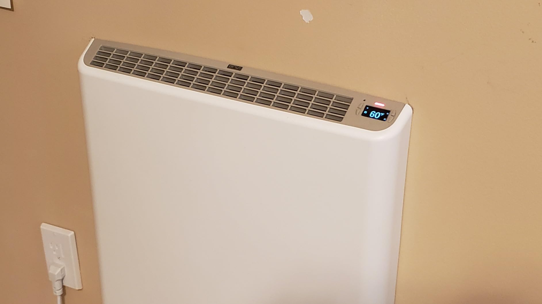 Smart Envi Wi-fi Plug-in Electric Wall Heater - Energy Efficient Smart Heaters for Indoor Use - App Controlled Electric Heater with Thermal Shut Off Switch - Compatible with Alexa & Google Home customer photo 2
