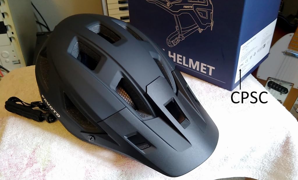 Favoto Adult Mountain Bike Helmet for Men & Women, Magnetic Buckle MTB Helmet with Removable Visor, Lightweight for Commuting & Off-Road Cycling customer photo 2