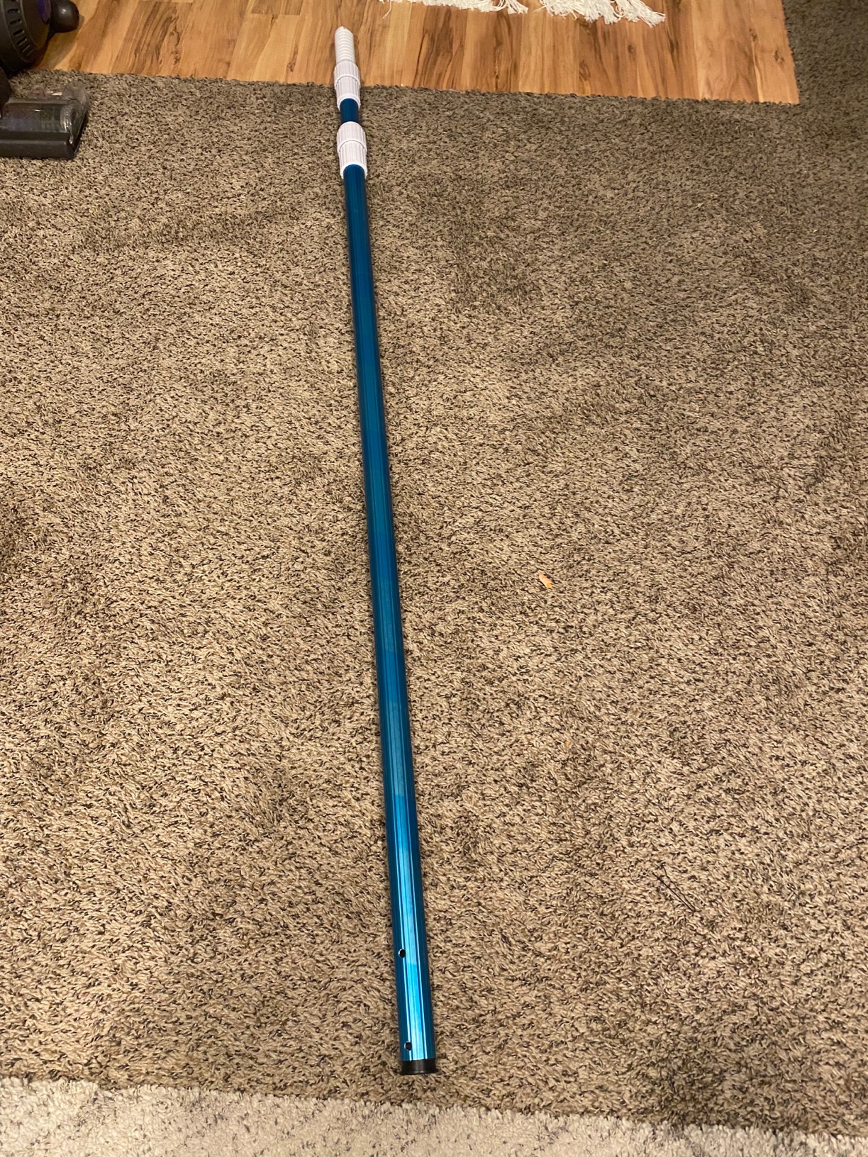 BLIKA 16FT Blue Aluminum Telescopic Swimming Pool Pole, 1.30mm Thickness, Pool Pole Telescopic, Professional Pool Poles for Skimmer Net,Brush,Vacuum Head customer photo 1