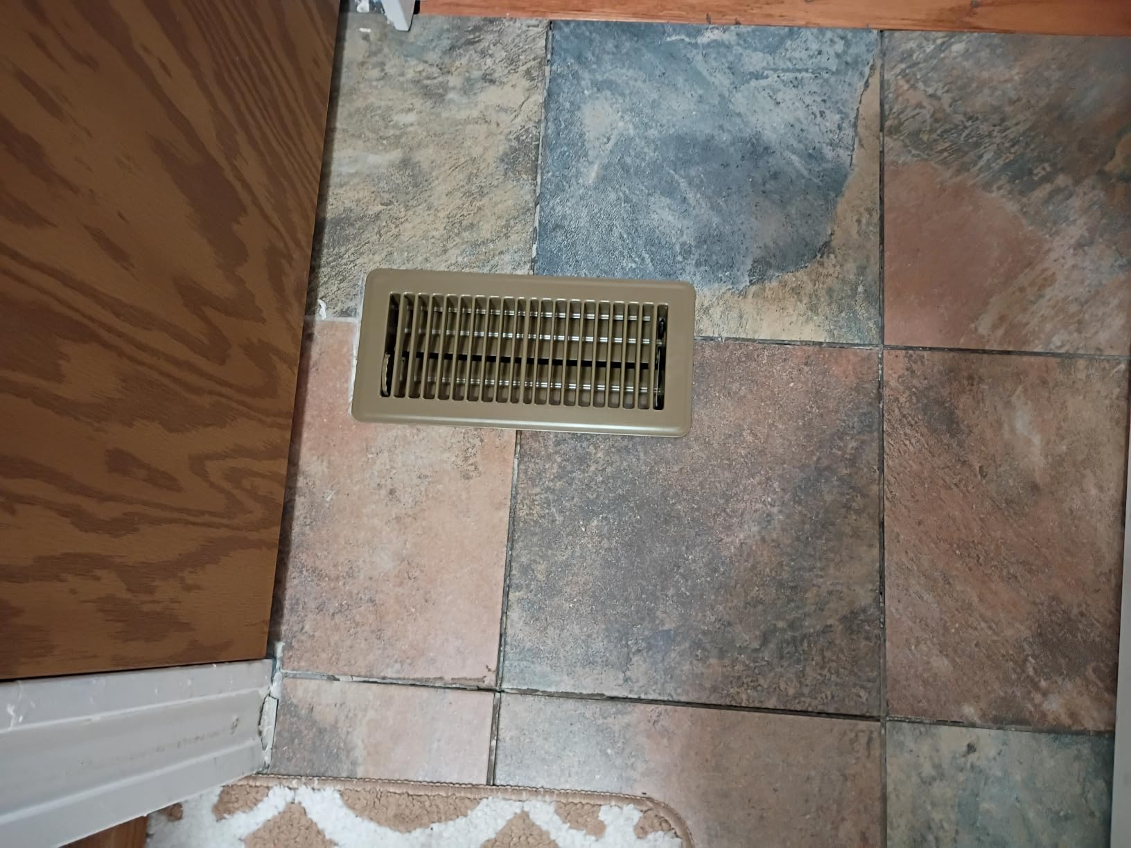 Floor Register 4x10, 6 Pack Brown Floor Vent Covers | Heavy Duty Steel Walkable Floor Vents, Vent Covers for Home Floor customer photo 1