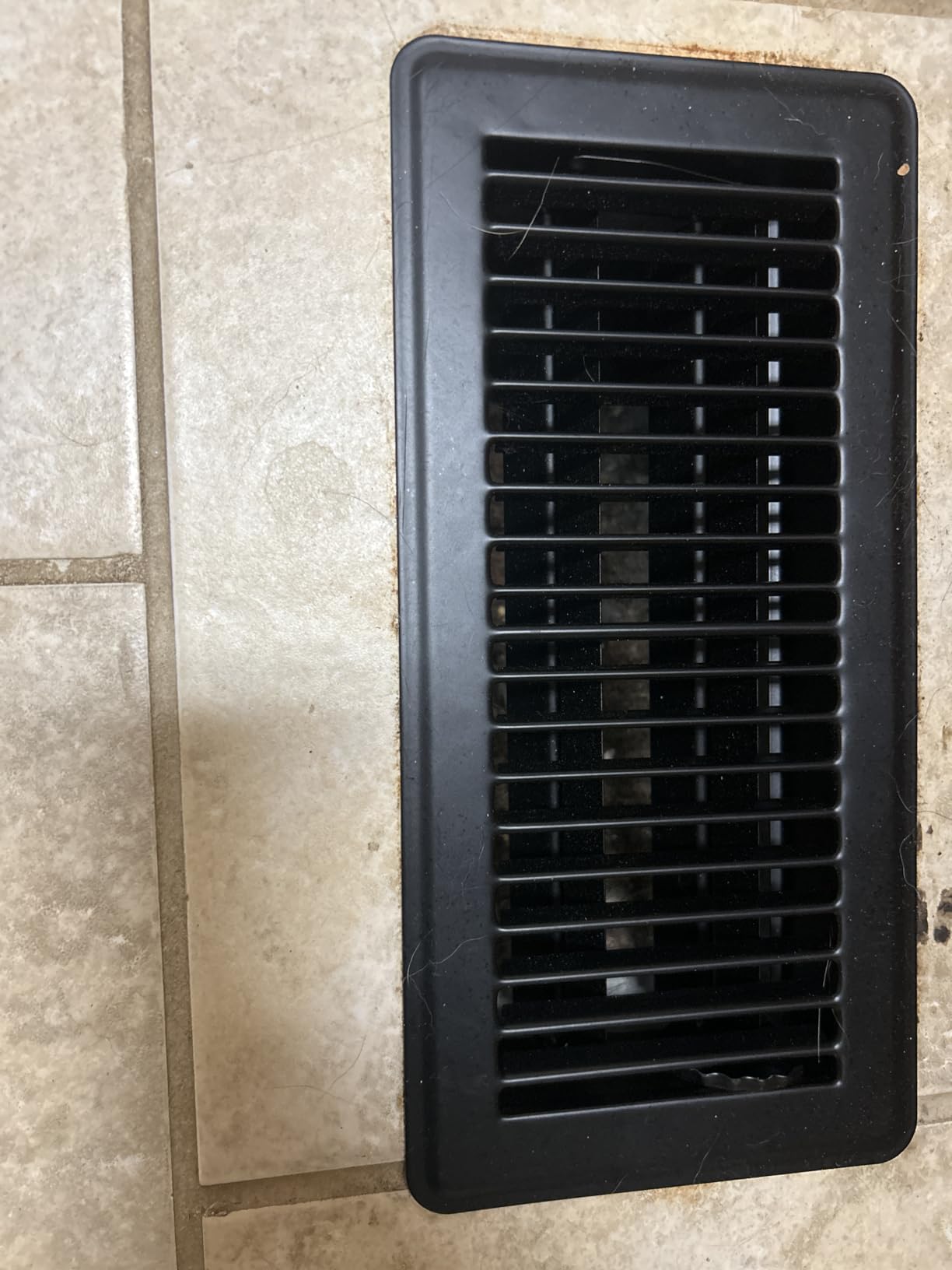 Floor Register 4x10, 6 Pack Brown Floor Vent Covers | Heavy Duty Steel Walkable Floor Vents, Vent Covers for Home Floor customer photo 2