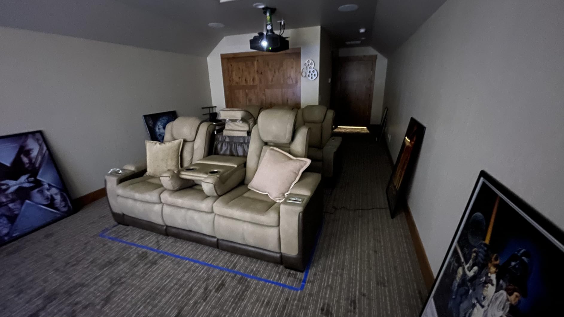Signature Design by Ashley Fyne-Dyme Contemporary Power Reclining Sofa with USB Charging Ports and Adjustable Headrest, Brown customer photo 2