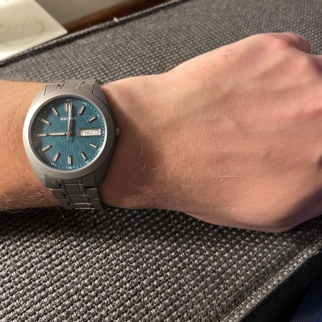 Titanium Watch for Men Japanese Quartz Movement Analog Quartz Watches Super Luminous Sapphire Glass 10ATM Waterproof customer photo 1