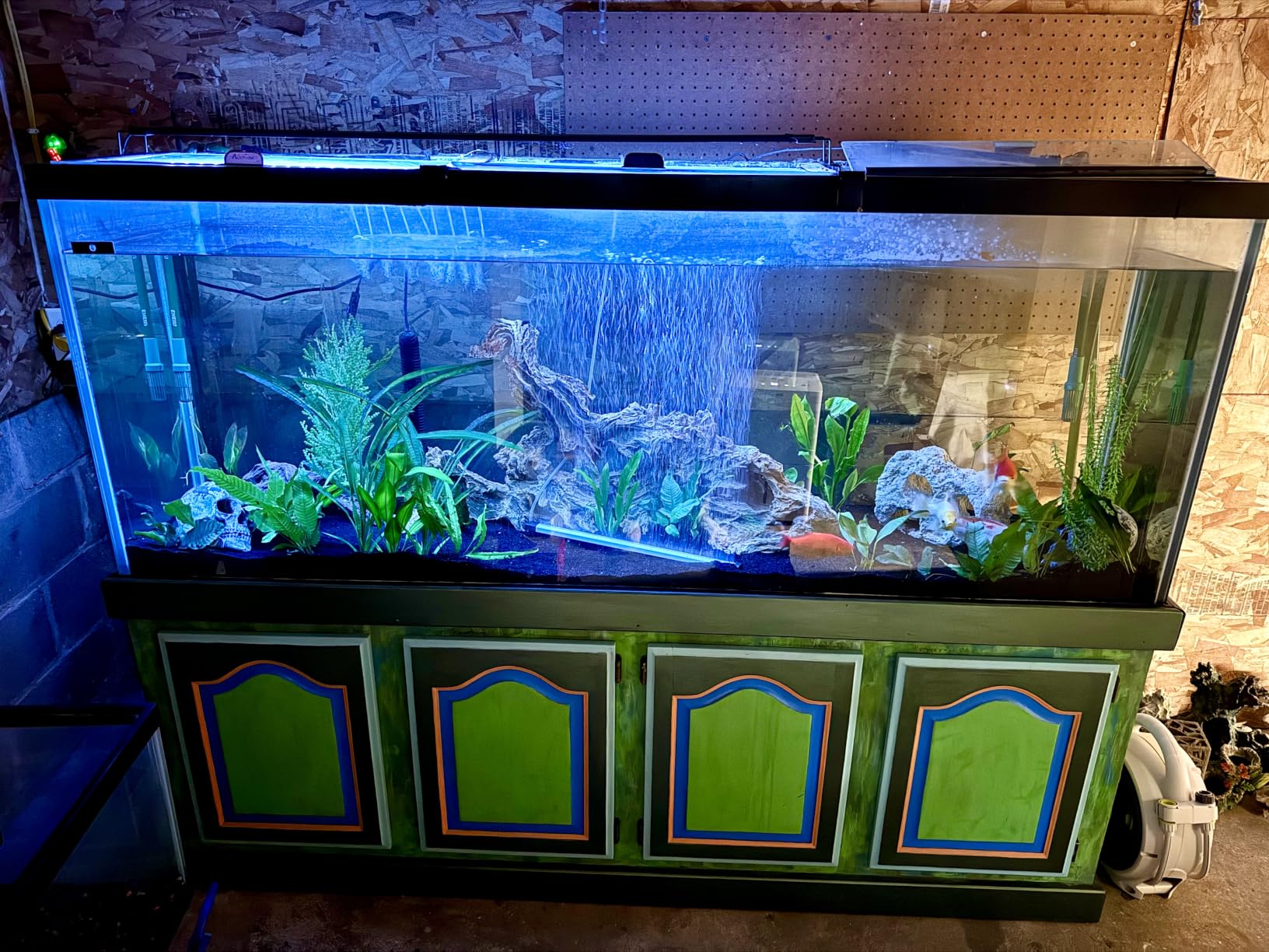 AQQA LED Aquarium Light, 24/7 Mode IP68 Waterproof Extendable Bracket Fish Tank Light, DIY Mode Full Spectrum Aquarium Plant Light, Adjustable Timer/Brightness Memory Function for 24-32 Inch Fish Tank customer photo 2