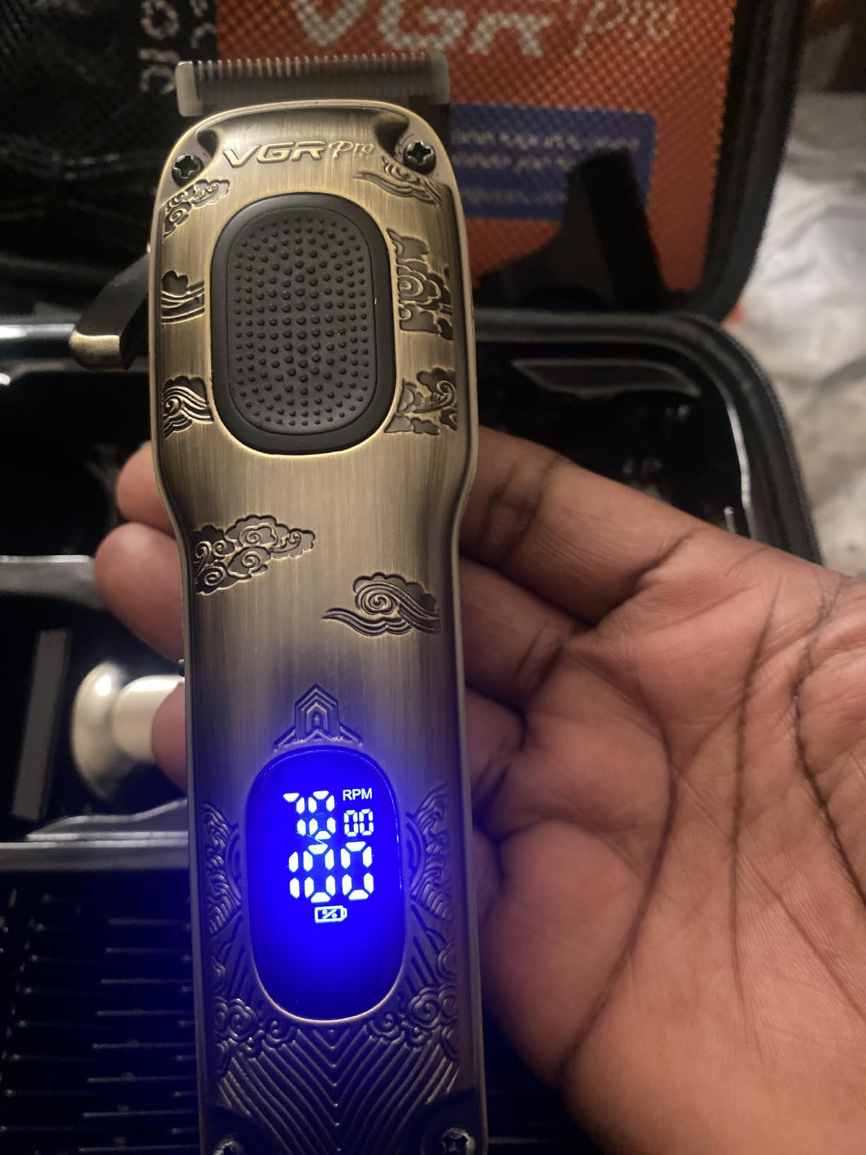 VGRPRO Hair Clippers for Men Professional, Cordless Clipper and Trimmer Set | 7000RPM Grooming Kit with EVA Case, LED display, 14 Guide Combs customer photo 1