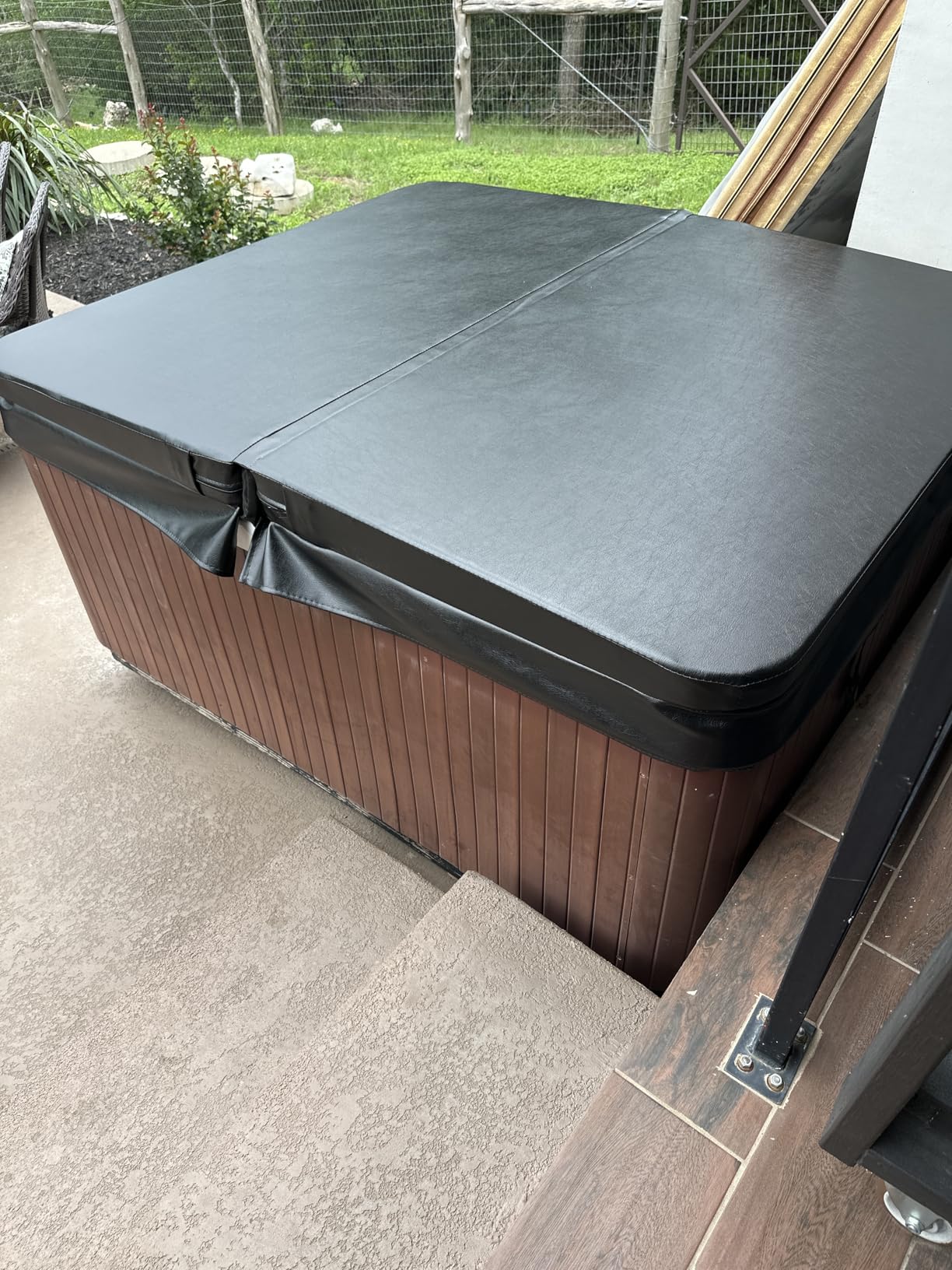 BeyondNice Durable, Replacement Hot Tub Cover | Custom Made Spa Cover | 5 Year Warranty | Insulating Foam Cores 4, 5 or 6 inches Thick | Hot Tub Cover Sizes up to 96 x 96 inches customer photo 2