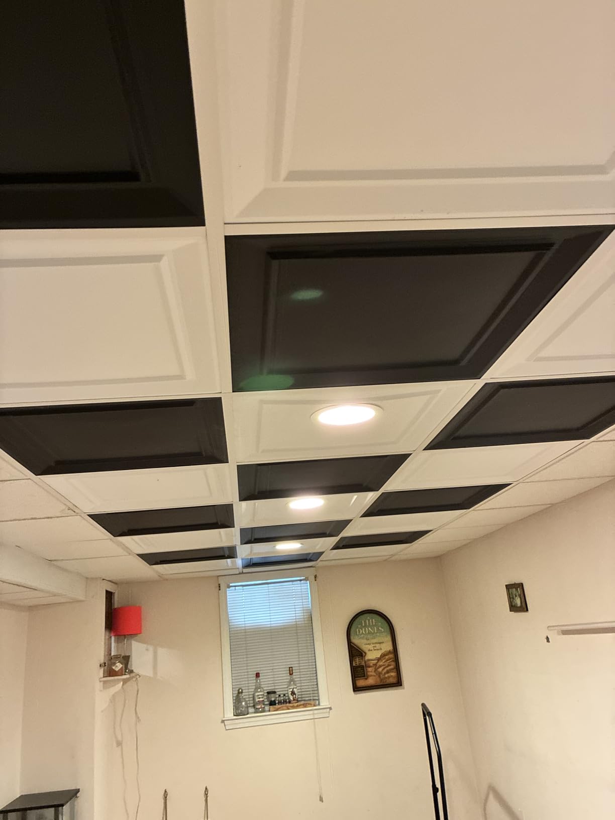Art3dwallpanels Ceiling Tiles, 24 x 24 Inch, 12 Pcs, White | Drop Ceiling Tiles, High Grade PVC Wall Panels, Drop in, Fire Rated, Waterproof, Light Weight, Cover 48 Sq.Ft customer photo 1