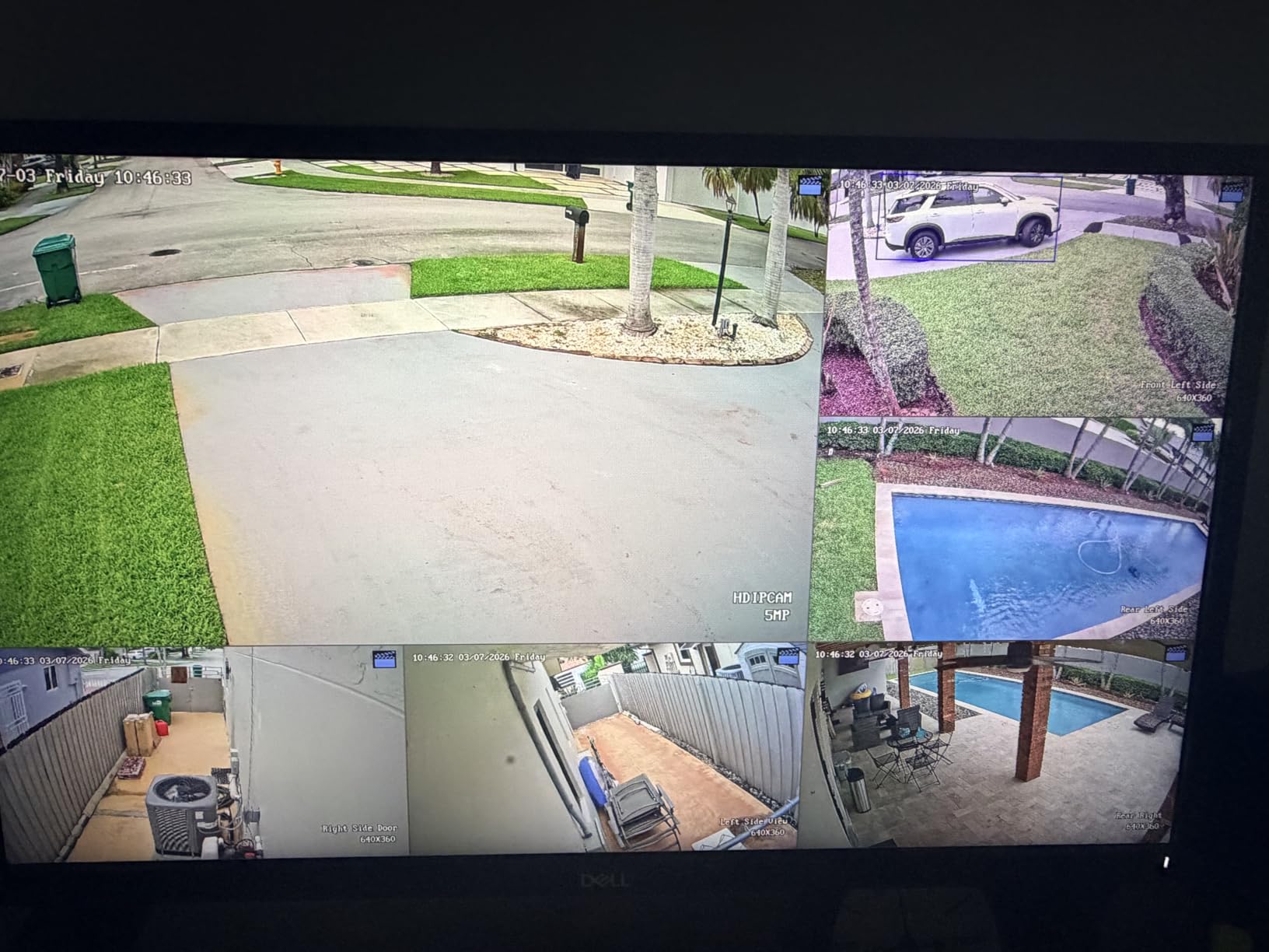 Hiseeu 4K PoE Camera System Wired, NVR Security Camera System with 8pcs 5MP PoE PTZ Cameras, 300-Degree Pan 90-Degree Tilt, Human Tracking, Color Night Vision, 2-Way Audio, 24/7 Recording for Outdoor Indoor customer photo 1