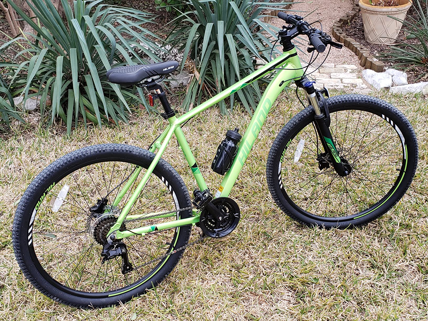 HH HILAND 24 26 inch Mountain Bike for Men Women, 18 Speeds High-Carbon Steel Frame, Sport Cycling MTB Bicycle for Adult customer photo 1