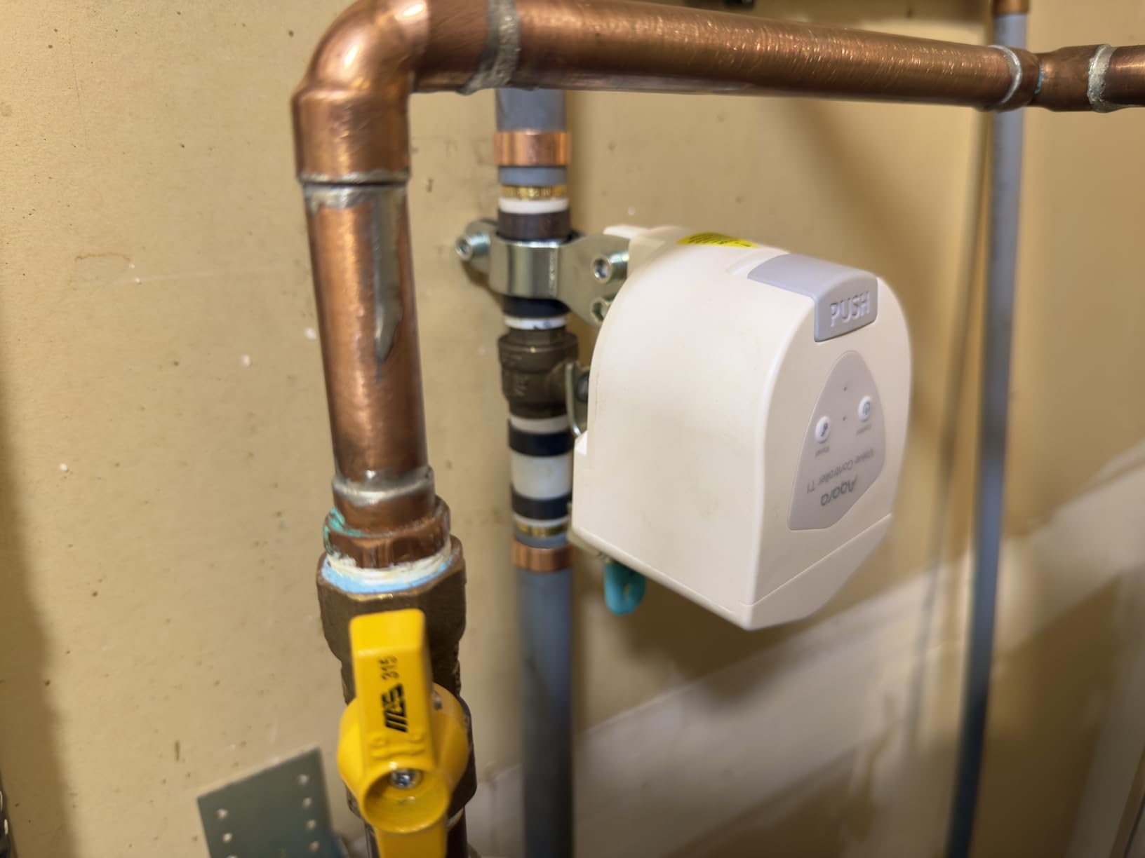 Aqara Smart Valve Controller T1, Matter Over Bridge, Zigbee 3.0 Hub Required | Combined with Water Leak Detectors for Home, Supports App Remote Control Shutoff, Supports HomeKit, Alexa, Google customer photo 1