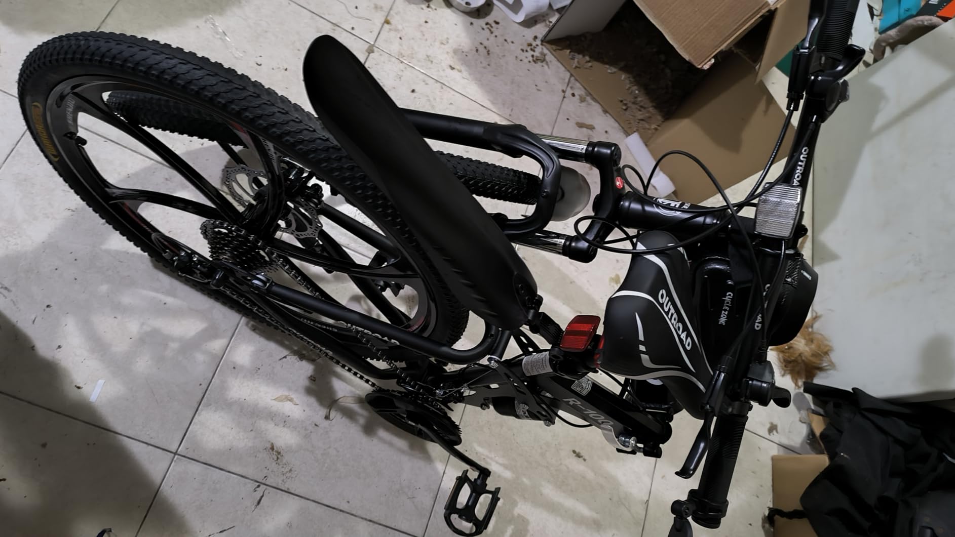 Betterland 26 Inch Mountain Bike, 21 Speeds Full Suspension Folding Bikes, Dual Disc Brake, High Carbon Steel Frame and Non-Slip Quick Release tire Bicycle for Adult customer photo 2