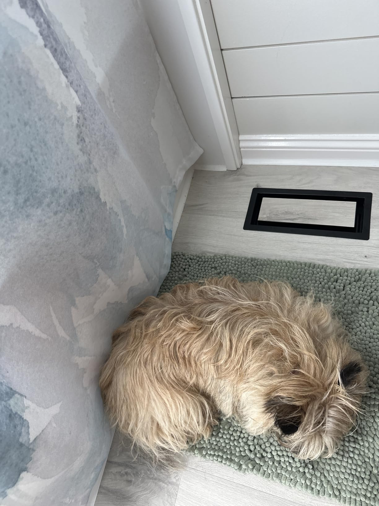 4x10 Inch Floor Register with Tray for Flooring Insert - Heavy-Duty Steel Vent Cover for Floor or Wall - Flush Mount Air Vent - Modern Low-Profile Design - DIY Installation customer photo 2