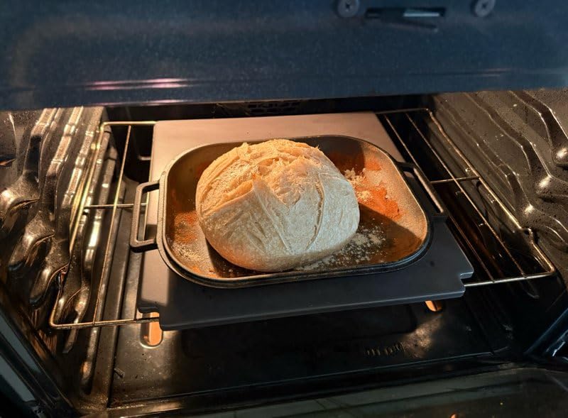 Cast Iron Bread Oven With Lid | Oval Dutch Oven | 12.2