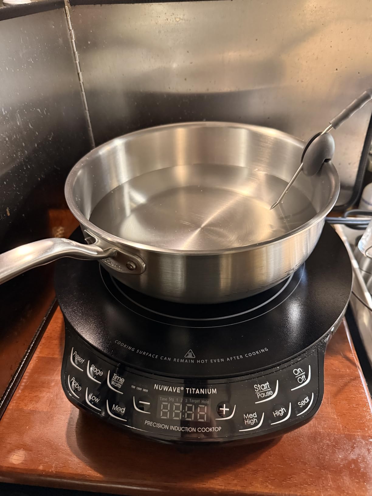 Nuwave Induction Cooktop, Improved Hot Plate with Digital Probe | 106 Temps 100F-575F, 3 Wattage Settings, Portable Induction Burners for Cooking customer photo 2