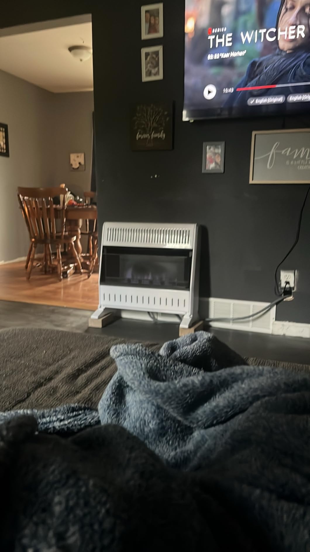 ProCom Heating Natural Gas Ventless Blue Flame Heater With Base Feet - 30,000 BTU, Manual Control - Model# MN300HBA-B customer photo 1