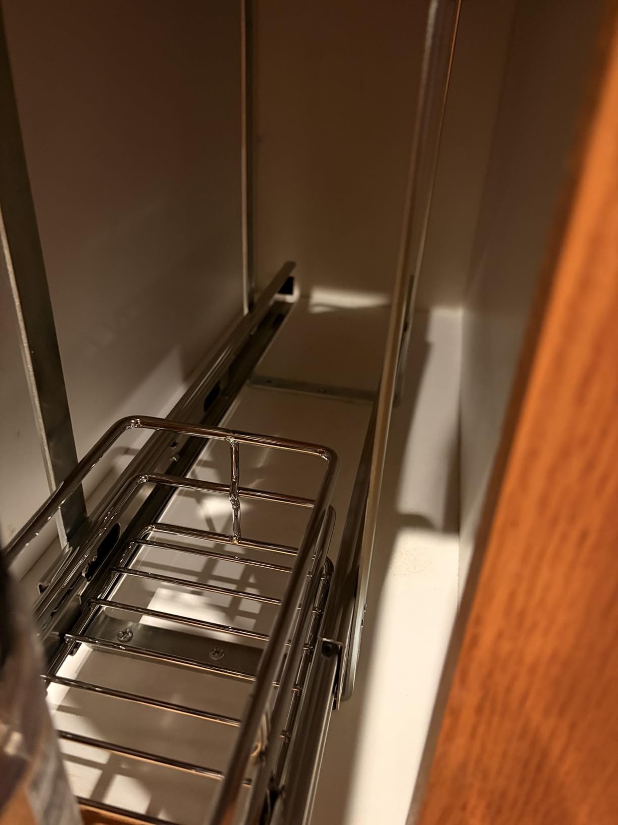 LOVMOR 2 Tier Individual Pull Out Cabinet Organizer 9